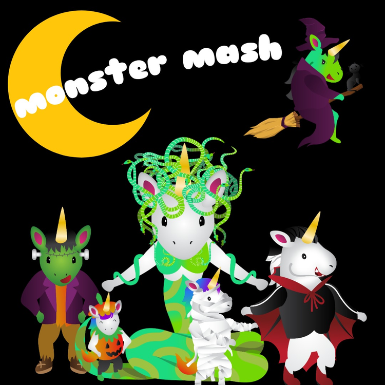 Monster Mash Unicorn Spooky Season