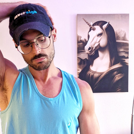 Unicorn Mona Lisa