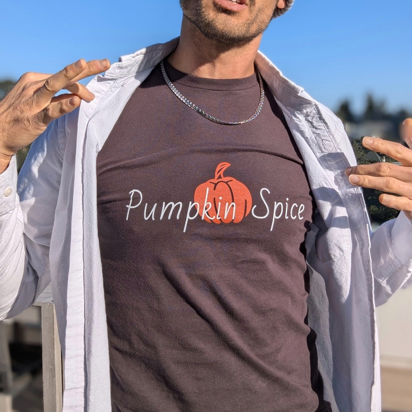 Pumpkin Spice Unisex T-shirt by #unicorntrends