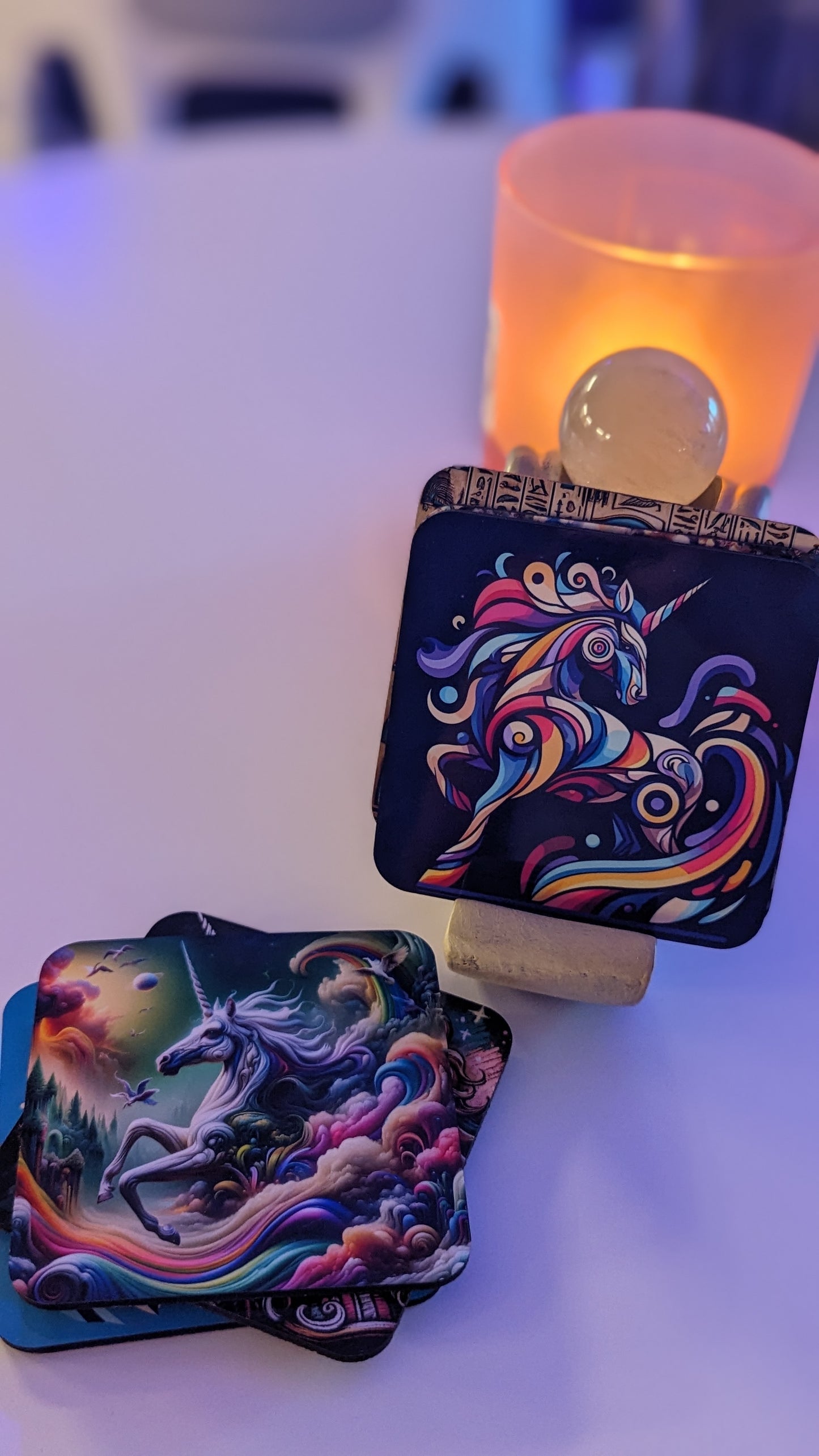 Abstract Unicorn Coaster