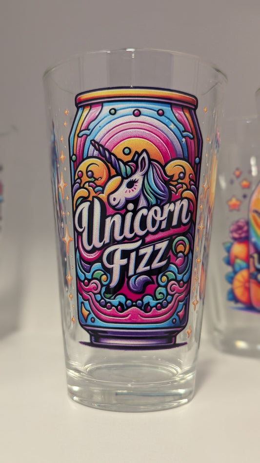 Unicorn Fizz Glass