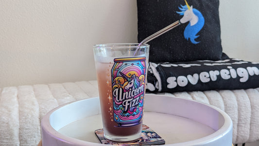 Unicorn Fizz Glass