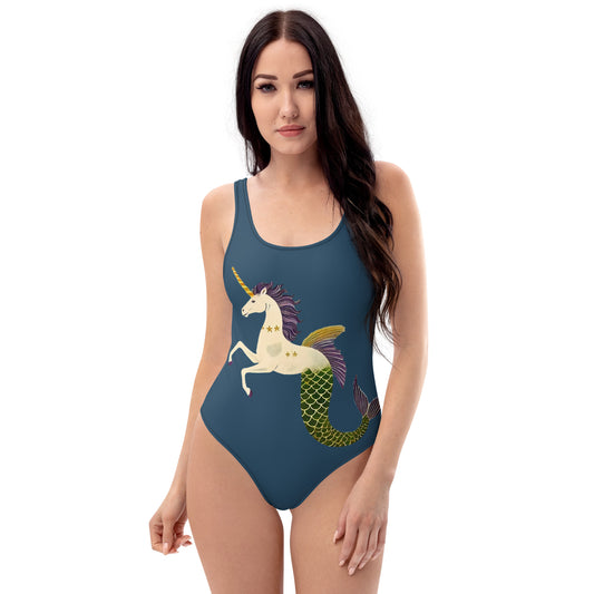 Unicorn Mermaid One-Piece Swimsuit