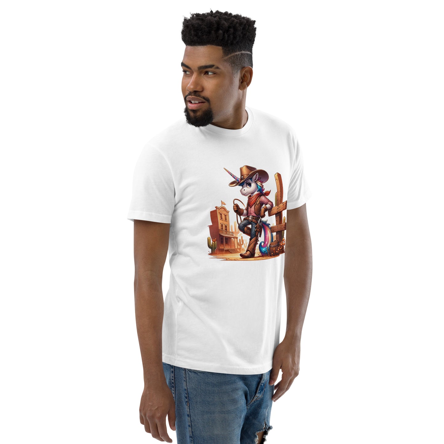 Unicorn Cowboy Short Sleeve T-shirt