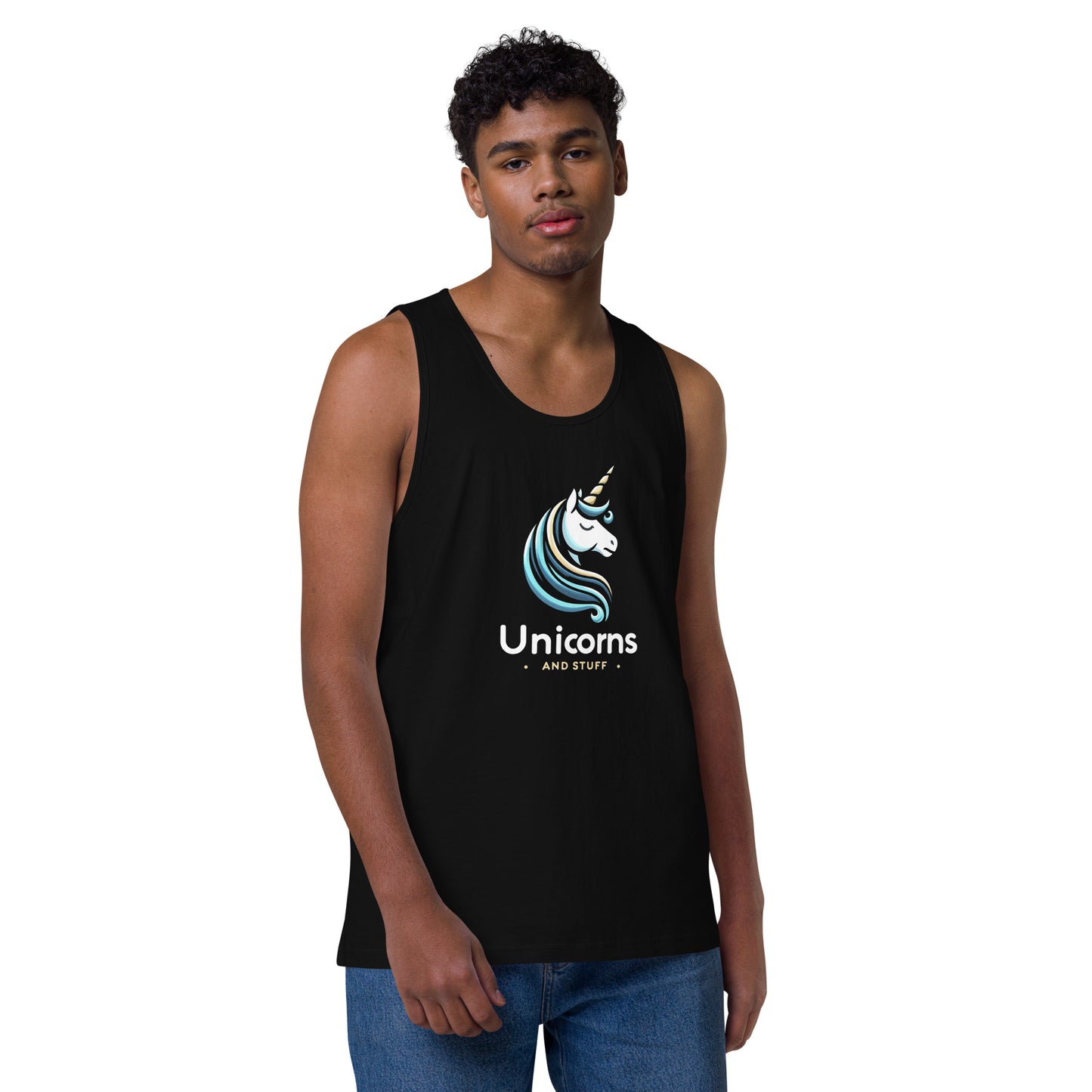Unicorns and Stuff King's Tank Top