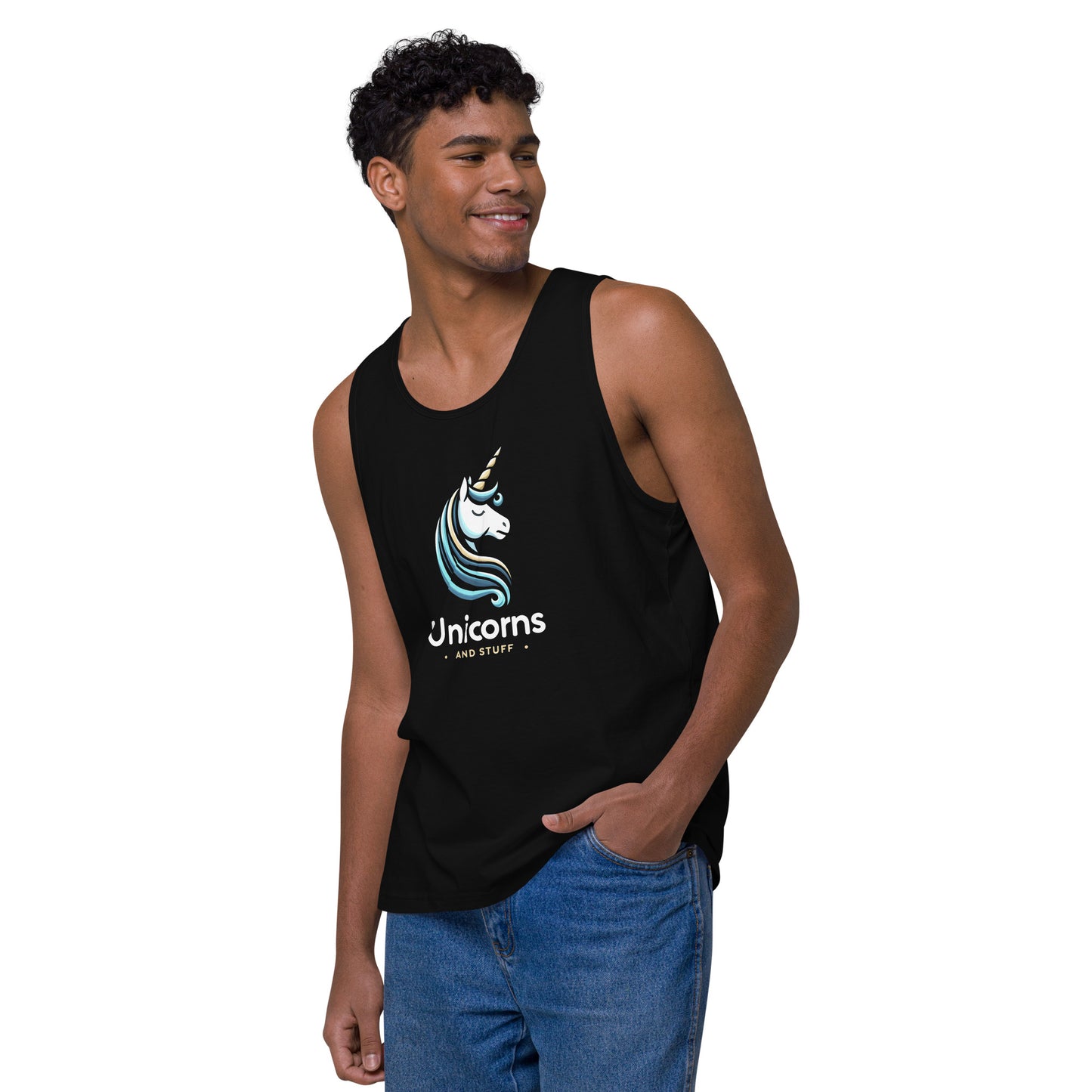 Unicorns and Stuff King's Tank Top