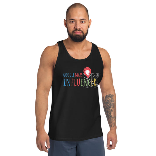 Google Maps Influence Unisex Tank Top by #unicorntrends