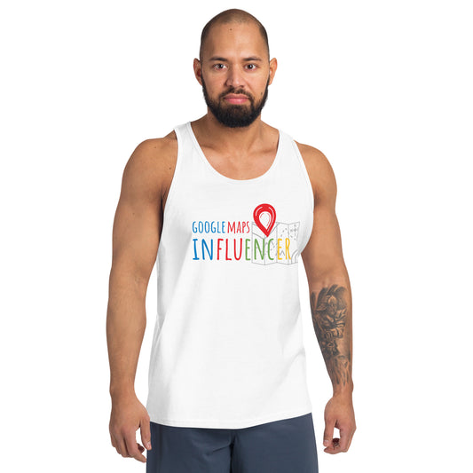 Google Maps Influence Unisex Tank Top by #unicorntrends