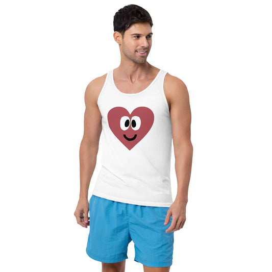 Heart Unisex Tank Top by #unicorntrends