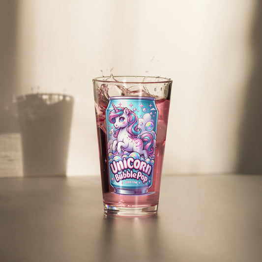 Unicorn Bubble Pop Glass