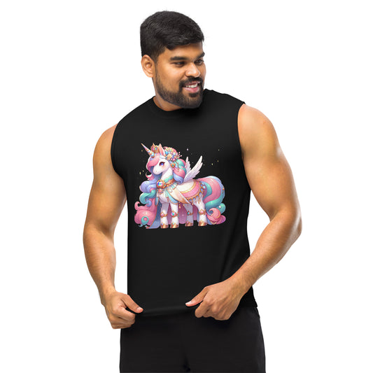 Unicorn Princess Muscle Shirt by #unicorntrends