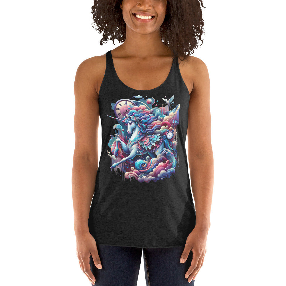 Unicorn Mistress of Time Racerback Tank