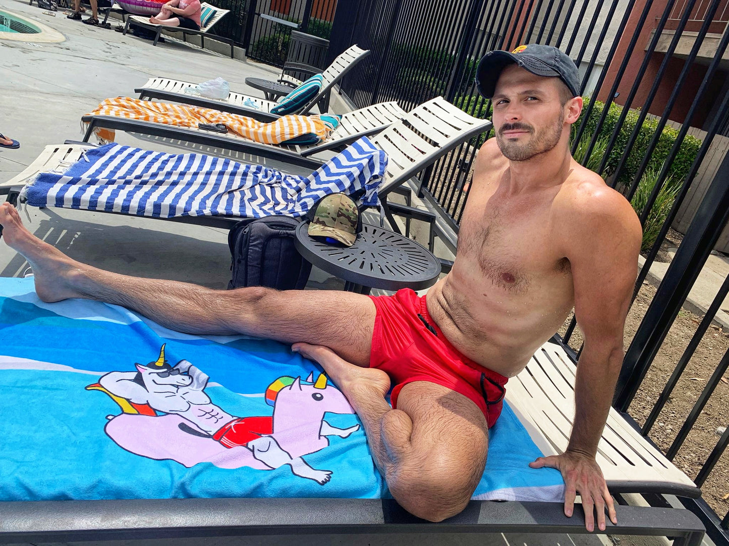 #unicorntrends Unicorn in Unicorn Pool Float Pool Day Towel