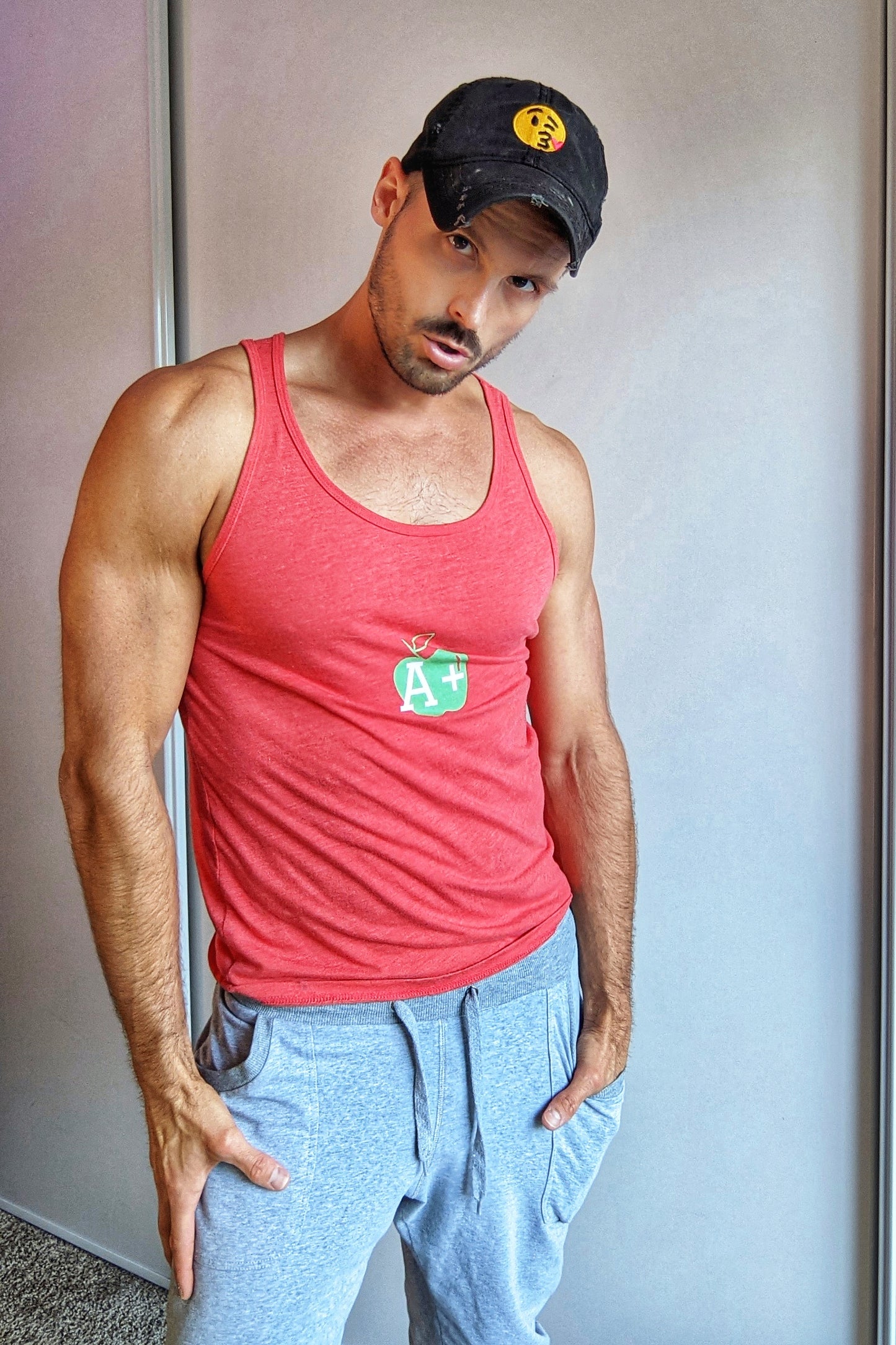 Kissy Face Distressed Dad Hat by #unicorntrends