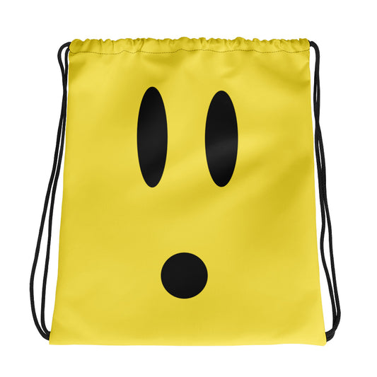 Surprised Drawstring Bag by #unicorntrends