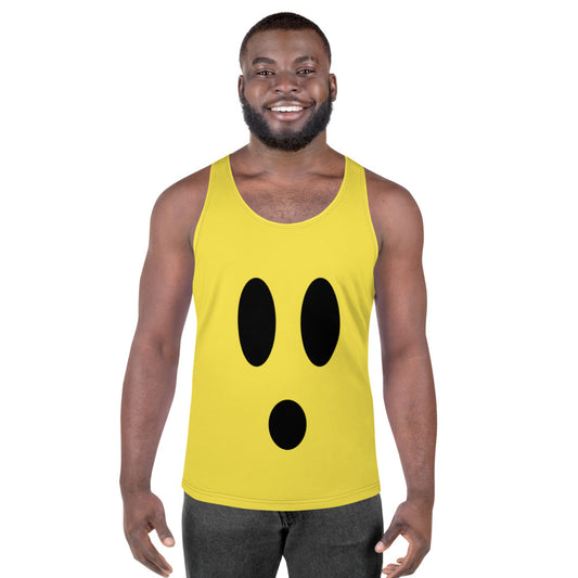 Surprised Unisex Tank Top by #unicorntrends