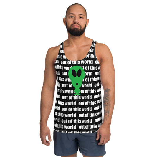 Out of This World Alien Unisex Tank Top by #unicorntrends