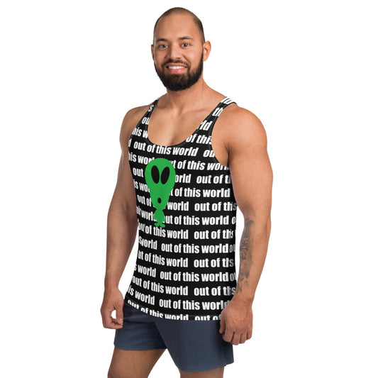 Out of This World Alien Unisex Tank Top by #unicorntrends