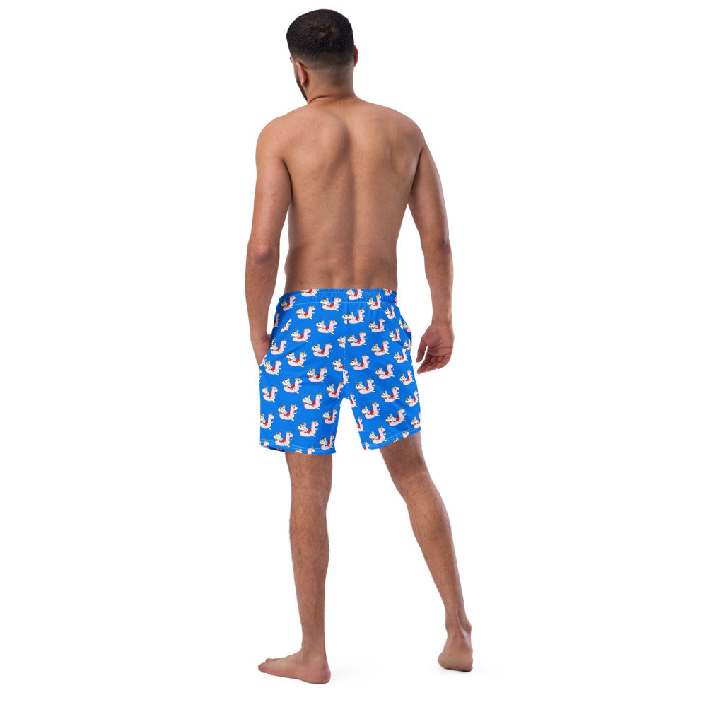 Pool Day Men's Swim Trunks by #unicorntrends
