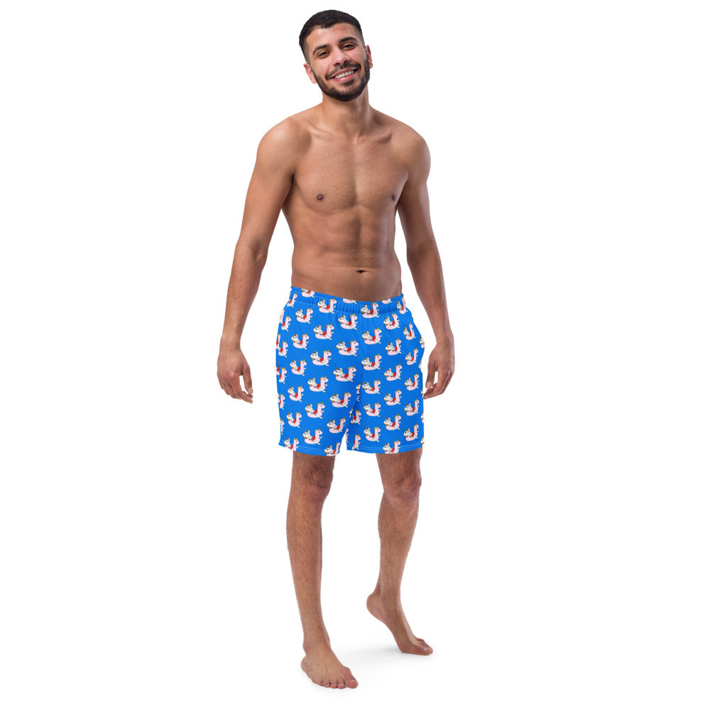 Pool Day Men's Swim Trunks by #unicorntrends
