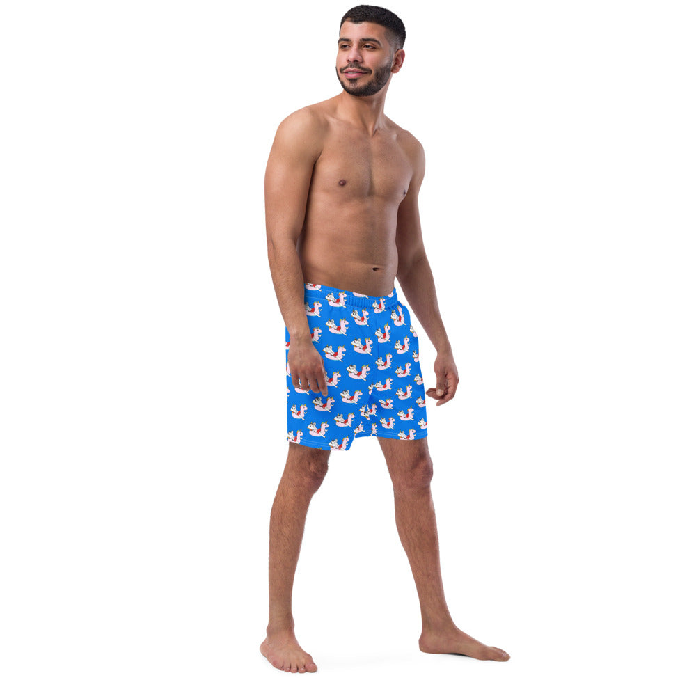 Pool Day Men's Swim Trunks by #unicorntrends