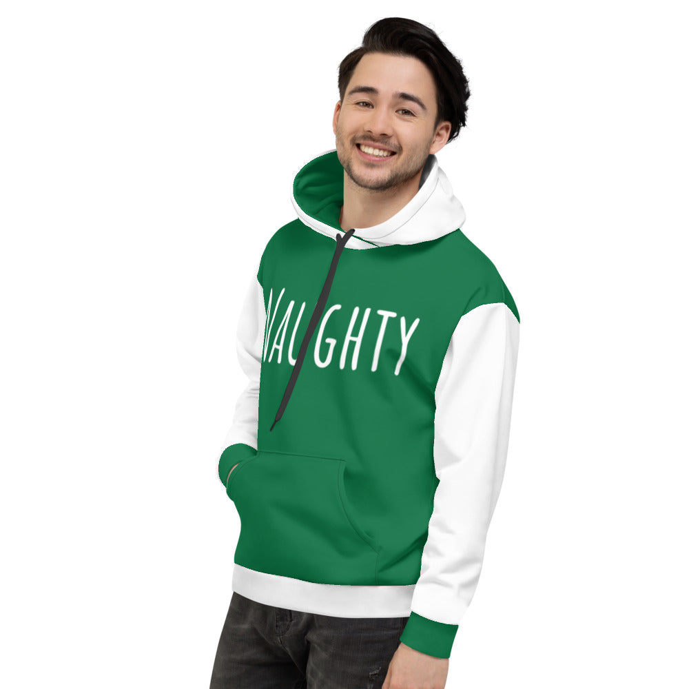 Naughty Unisex Hoodie by #unicorntrends