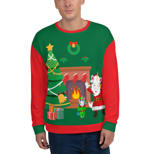 Merry Xmas Unisex Sweatshirt by Sovereign