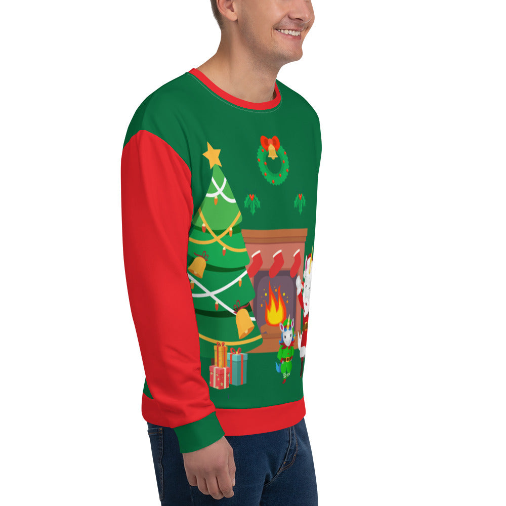 Merry Xmas Unisex Sweatshirt by Sovereign