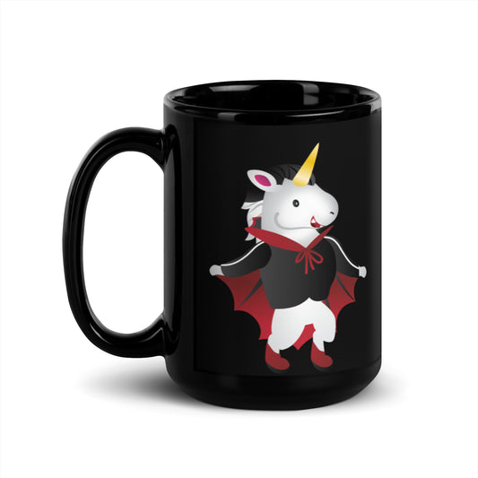 Unicorn Vampire AB - Black Glossy Blood Mug