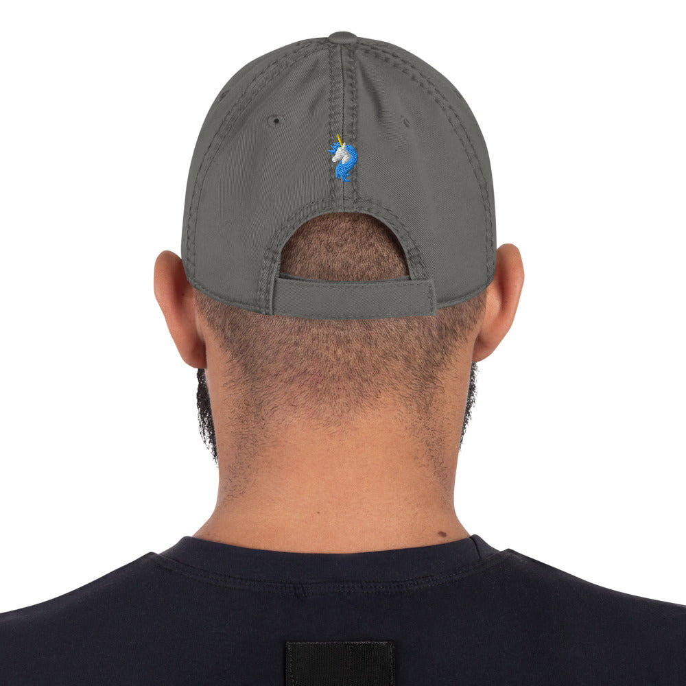 Heart Distressed Dad Hat by #unicorntrends
