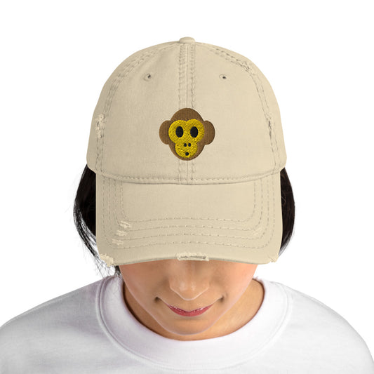 Monkey Distressed Dad Hat by #unicorntrends
