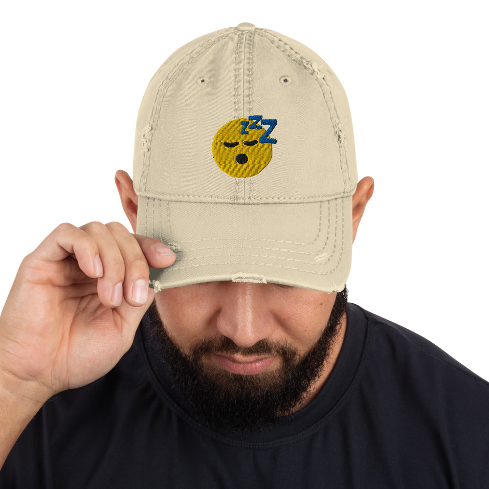 Sleepy Distressed Dad Hat by #unicorntrends