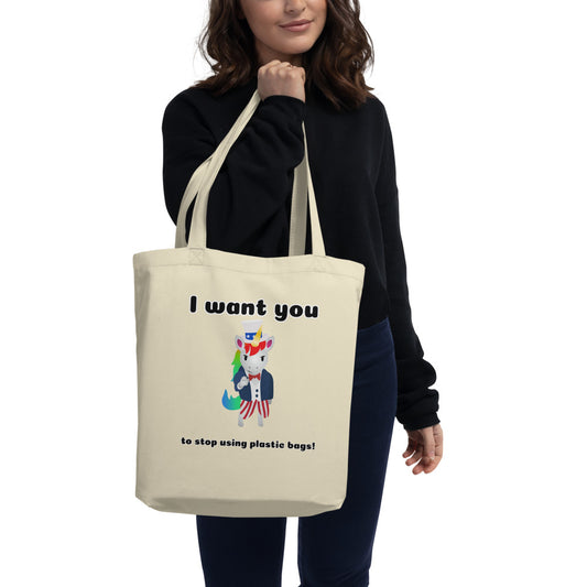 Use of Reusable Bags Eco Tote by Sovereign
