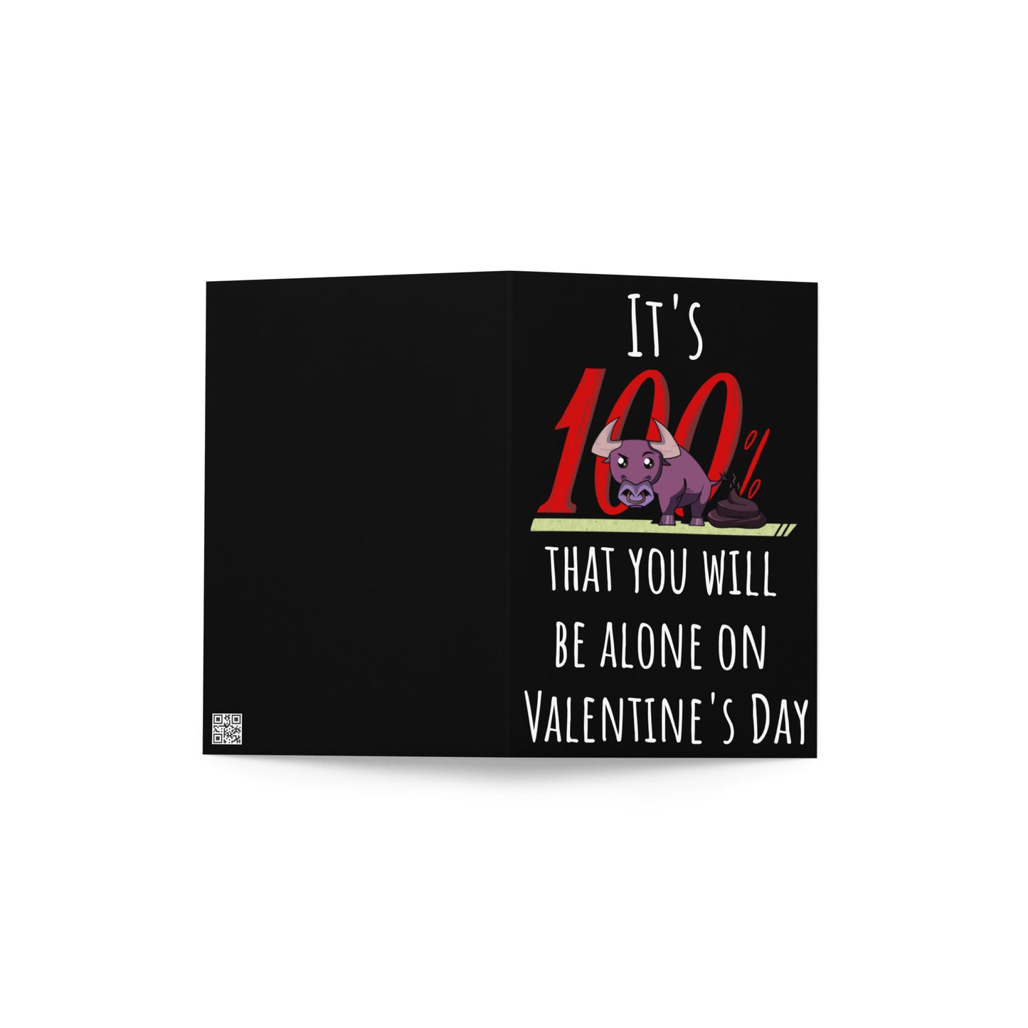 100% BS Greeting Card by Be A Unicorn