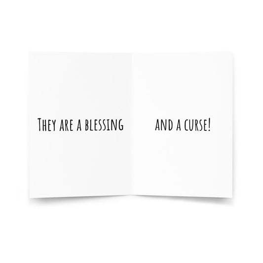 Gemini Unicorn Birthday Greeting Card by #unicorntrends