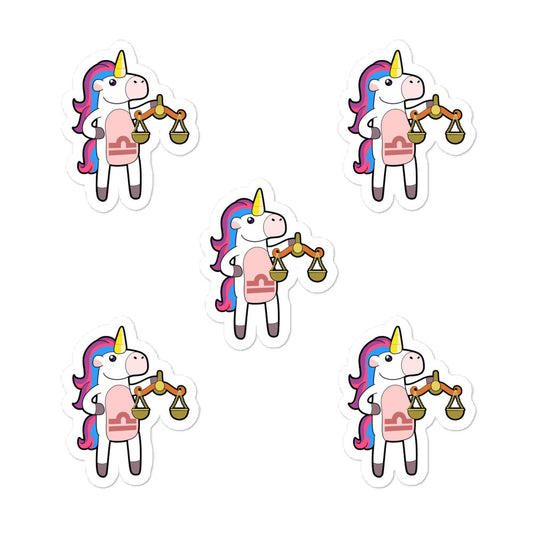 Libra Unicorn Sticker Set by #unicorntrends