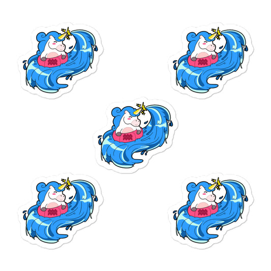 Aquarius Unicorn Sticker Set by #unicorntrends