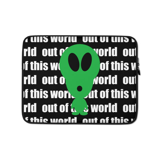 Alien Laptop Sleeve by #unicorntrends