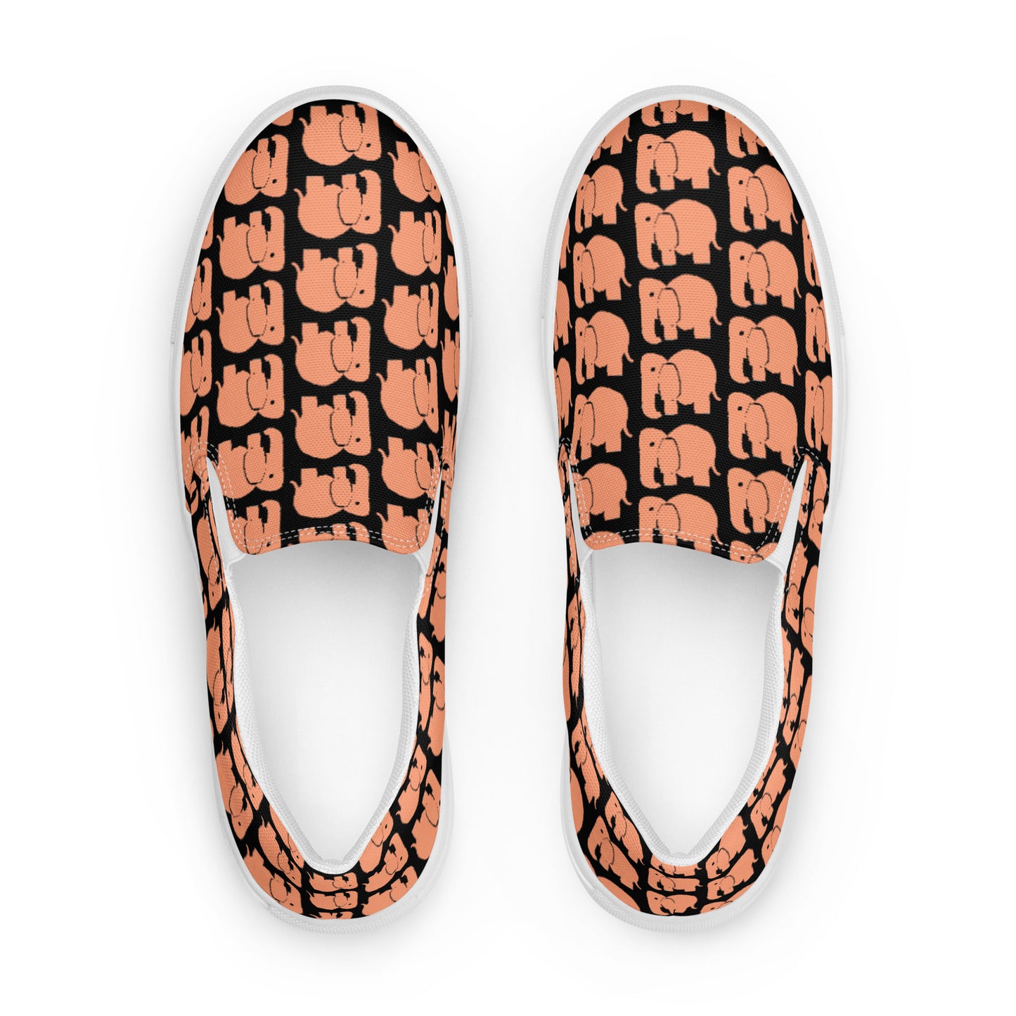 Elphant in the Room Men’s Slip-on Canvas Shoes by #unicorntrends