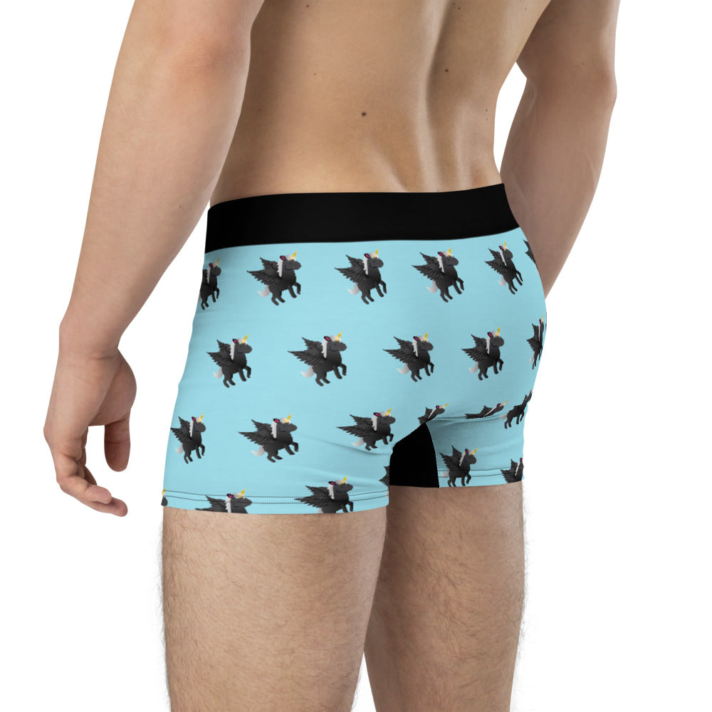 Black Pegasus Unicorn Boxer Briefs by Sovereign