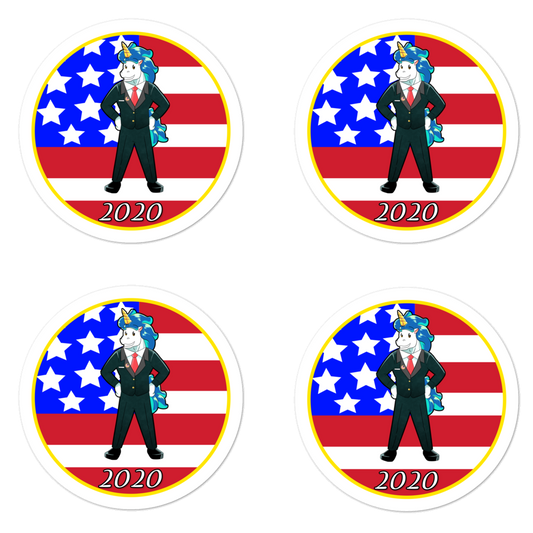 #unicorntrends Vote Unicorn 2020 Campaign Sticker