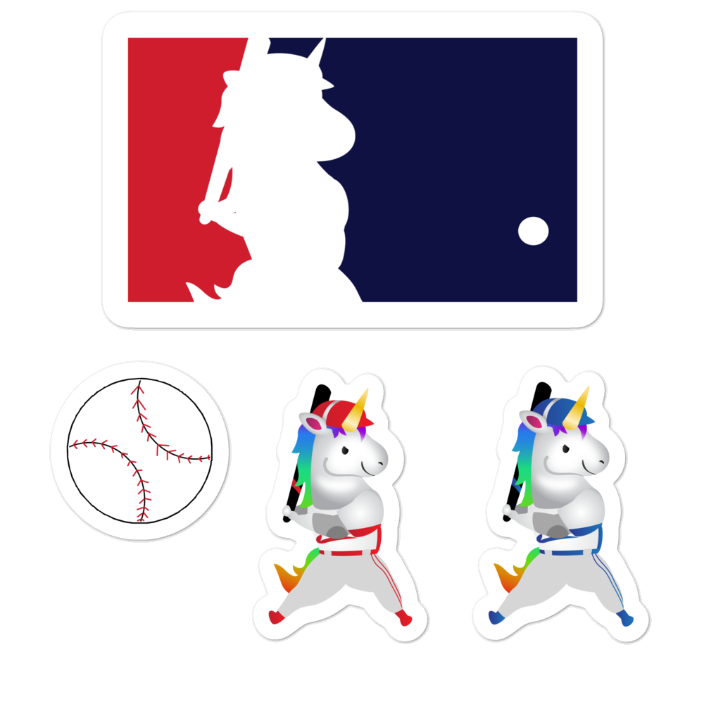 Unicorn Baseball League Stickers by Sovereign