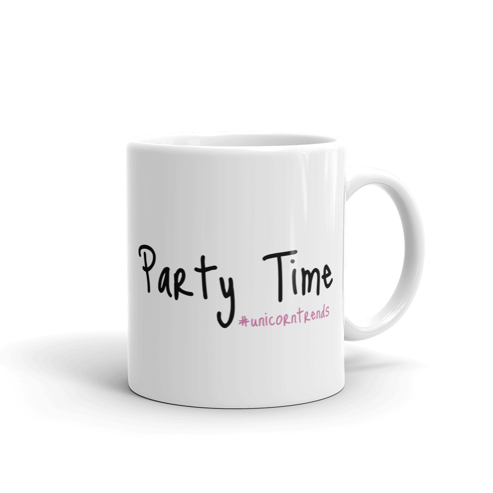 Basic Party Time Unicorn Mug by #unicorntrends
