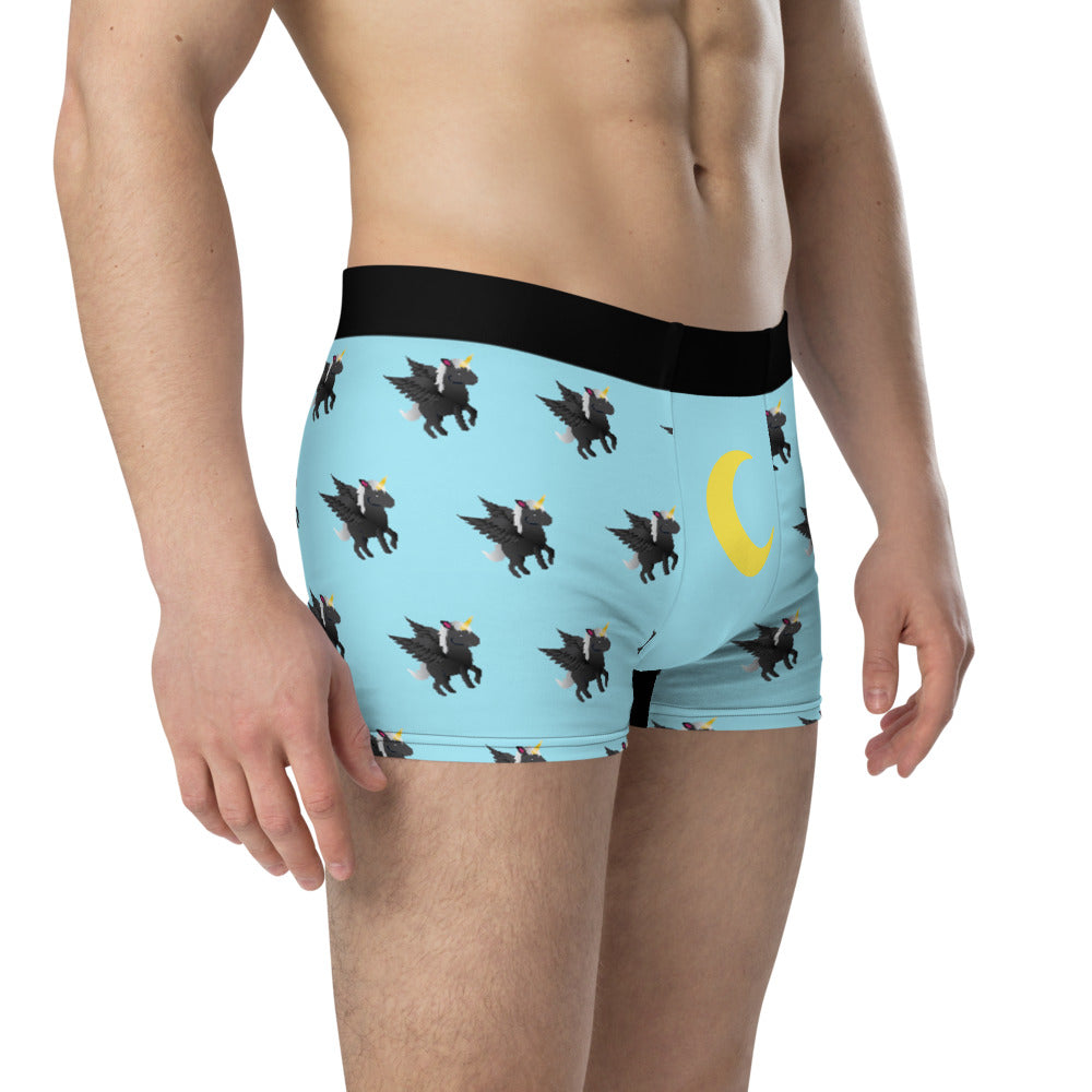 Black Pegasus Unicorn Boxer Briefs by Sovereign