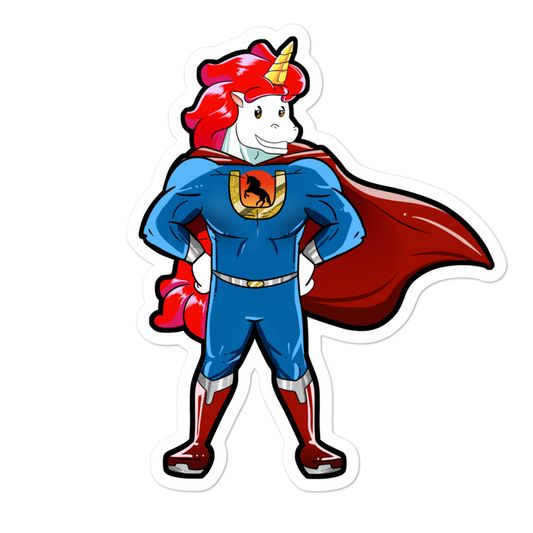 Unicorn Super Hero Sticker by #unicorntrends