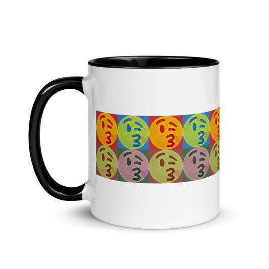 Kissy Face Pop Art Mug by #unicorntrends
