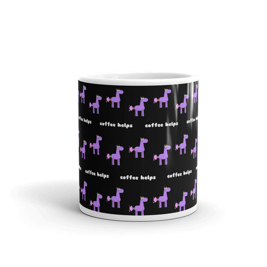Coffee Helps Unicorn Farts Mug by Be a Unicorn