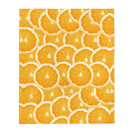 Things that Rhyme with Orange Throw Blanket