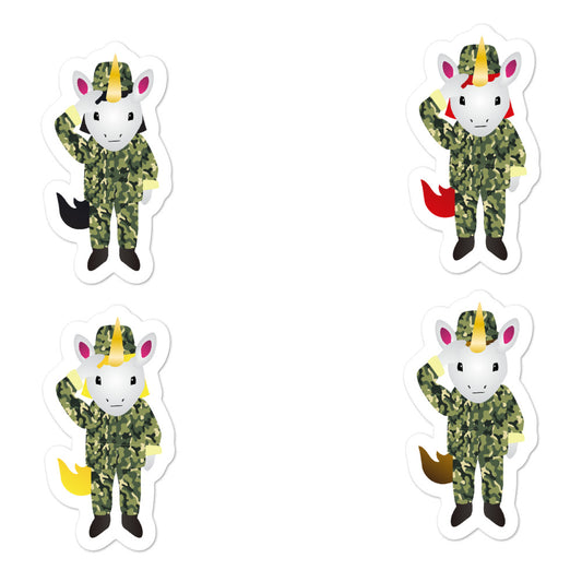 Military Unicorn Sticker Set by Sovereign