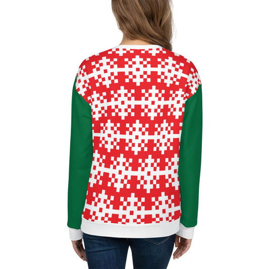 Helper Unicorn Ugly Christmas Sweatshirt by Sovereign